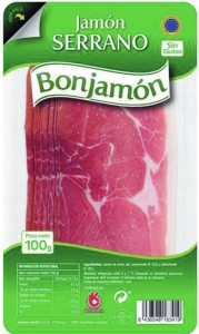 Хамон Bonjamon Серрано нарезка 100 г