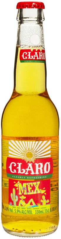 Пиво Claro Mexico светлое 5,9% 0,33л