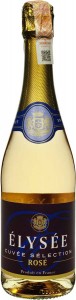 Вино игристое Elysee Cuvee Selection Rose полусухое розовое 10.5% 0.75 л