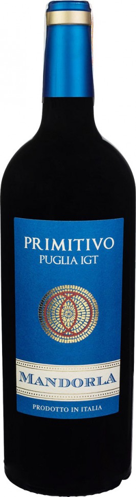 Вино Primitivo Mandorla Puglia IGT червоне сухе 0.75 13.5% Італія