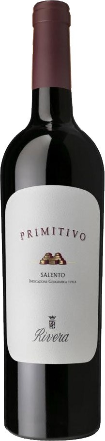 Вино Rivera Primitivo Salento червоне сухе 13,5% 0,75л