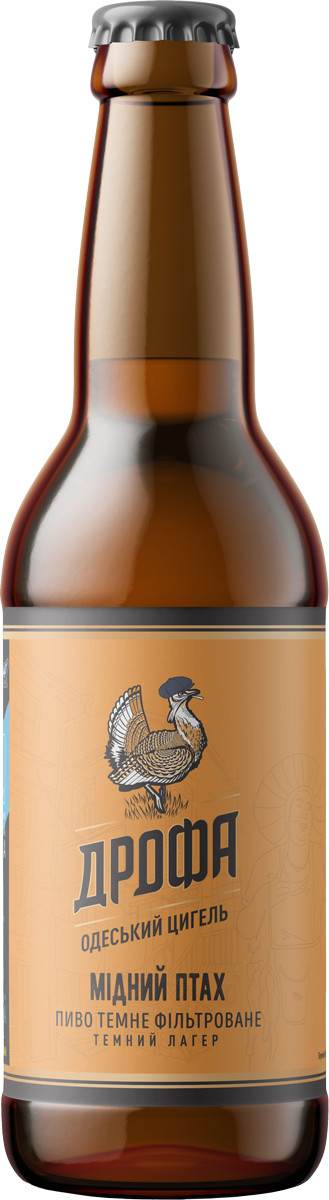 Пиво Drofa Мідний Птах темне 5,9% 0,5л