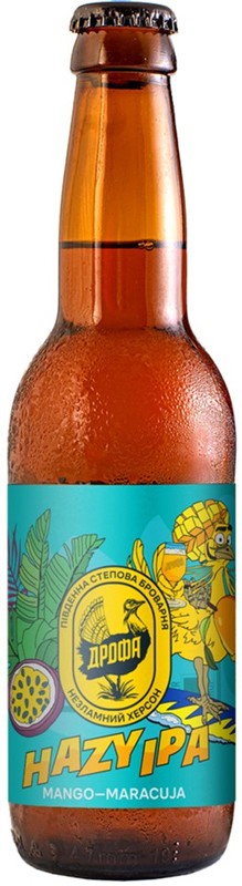 Пиво Дрофа Hazy IPA светлое нефильтрованное 6,2% 0,33 л
