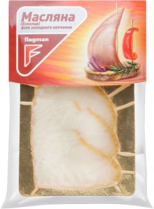 Филе рыбы масляной Flagman кусочки х/к в/у 100г