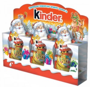 Шоколад молочний фігурний Kinder 3х15 г