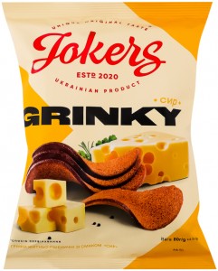 Грінки житньо-пшеничні Jokers Сир 80г