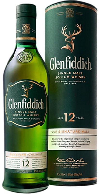 Віскі Glenfiddich 12 y.o. 0,5 л 40%