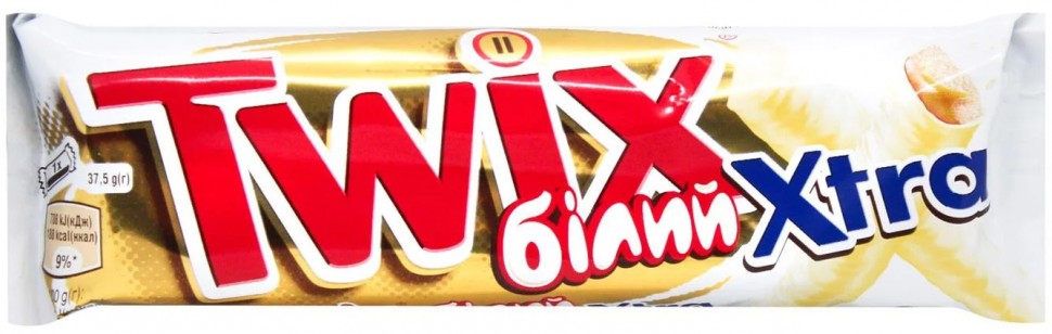 Батончик Twix Extra белый шоколад 75 г