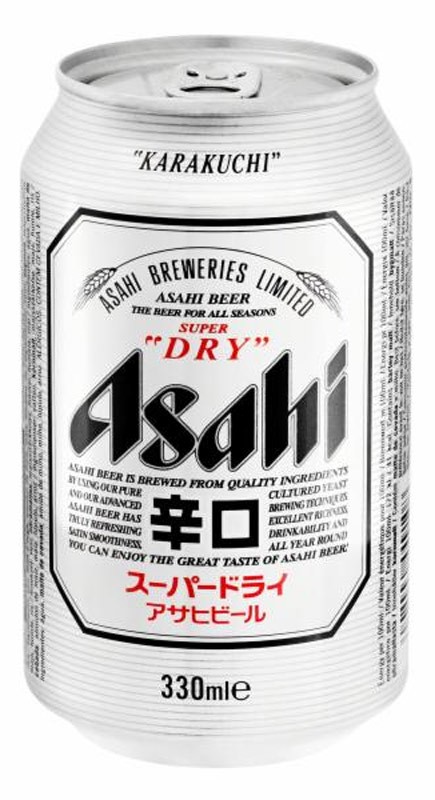 Пиво Asahi Super Dry 5.2% 0,33л
