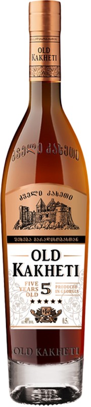 Бренди Old Kakheti 5 звезд 40% 0.5 л
