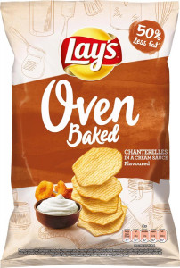 Картопляні чипси Lays Baked лисички в сметані 125 г