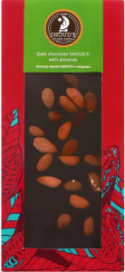 Шоколад чорний SHOUD'E з мигдалем 100 г 