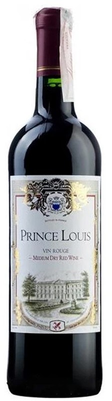 Вино Prince Louis Rouge красное сухое 11% 0,75 л