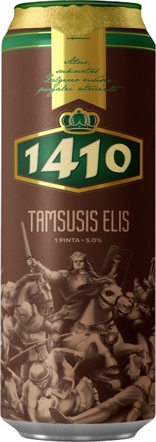 Пиво Volfas Engelman 1410 Tamsusis темне фільтроване 5% 0.568л