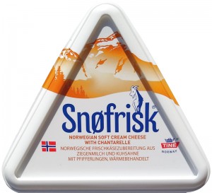 Крем-сир вершковий Snofrisk з лисичками 125 г 