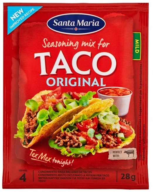 Приправа Santa Maria Taco Original 28 г