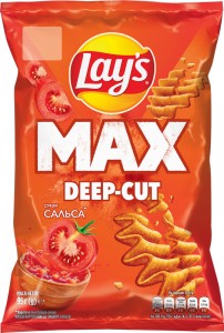 Чипси Lay's MAX зі смаком сальси 95г