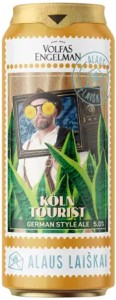 Пиво Volfas Engelman Koln Tourist світле фільтроване 5% 0,5 л 