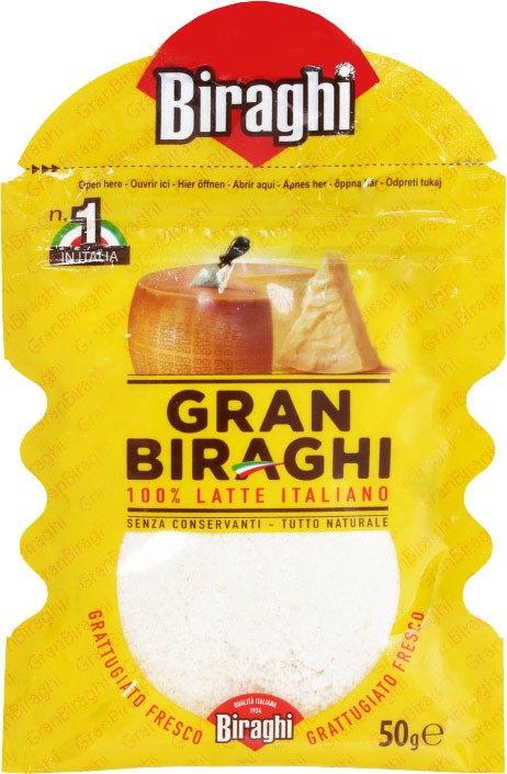 Сыр тертый Gran Biraghi 32% 50 г