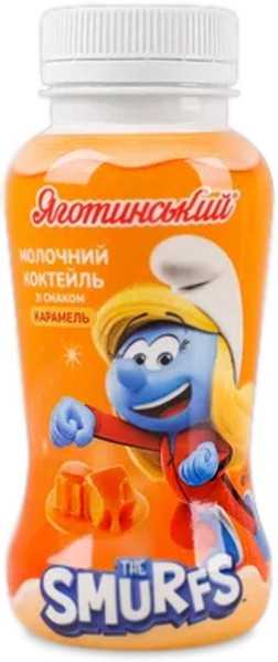 Коктейль молочный Яготинський Карамель ультрапастеризованный 2.5% 185г