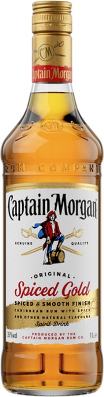 Ром Captain Morgan Spiced Gold 1л