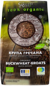 Крупа гречана Galeks Agro ядриця швидкорозварювана органічна 400г