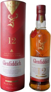 Виски односолодовый Glenfiddich Sherry Cask 12 лет выдержки 43% 0,7 л