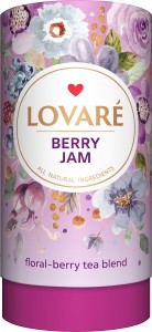 Чай Lovare Berry Jam цветочно-ягодный с ароматом вишни, малины и смородины 80г