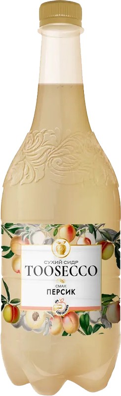 Сидр сухой Toosecco Персик 5% 0,75 л