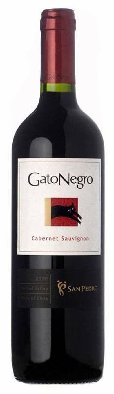 Вино San Pedro Gato Negro Cabernet Sauvignon красное сухое 0,75л