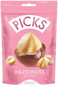 Драже Pergale Picks Лесные орехи в молочной какао-глазури 90 г