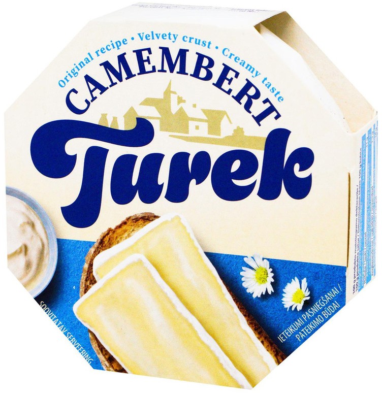 Сир Turek Camembert м'який з пліснявою 60% 120г