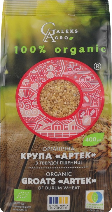Крупа из твердой пшеницы Galeks Agro Артек органическая 400г