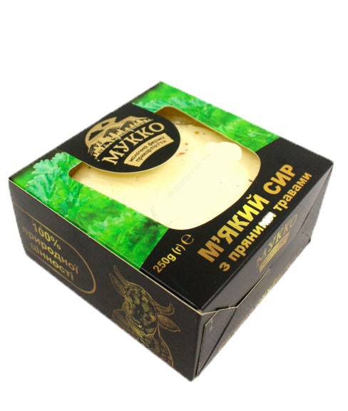 Сыр мягкий с пряными травами ТМ Мукко 40% 250г