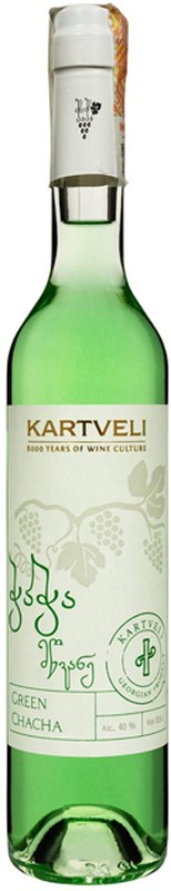 Чача Kartveli виноградна Chacha Green 40% 0,5 л