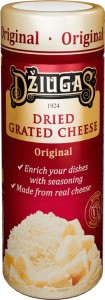 Сыр Dziugas сушеный тертый 40% 80г
