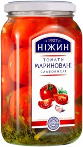 Томати Ніжин мариновані слабокислі 920г