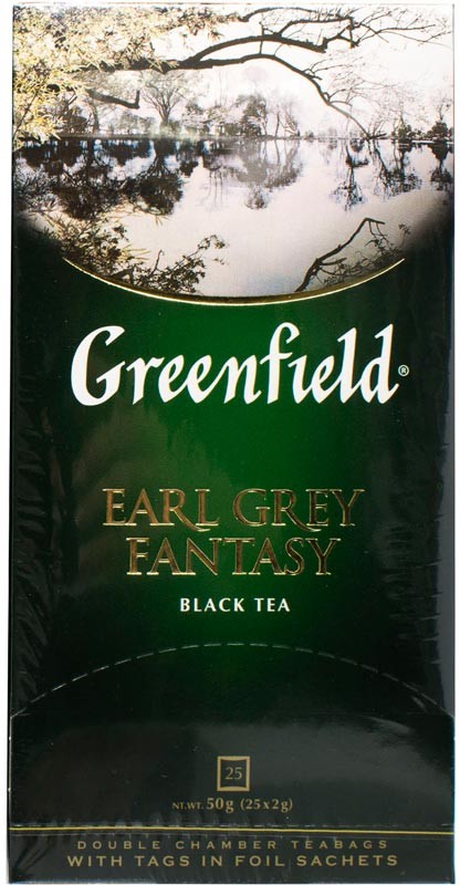 Чай Greenfield Earl Grey Fantasy 25x2 г