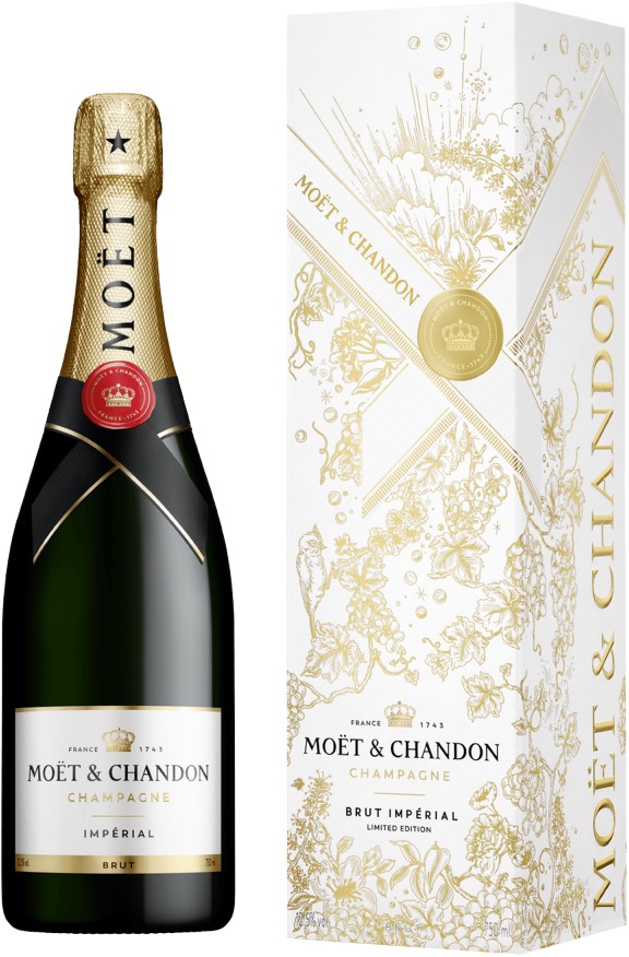 Шампанське Moet&Chandon Imperial EOY 2024 біле брют 12% 0,75 л 