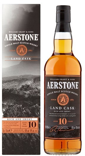 Виски Aerstone Land Cask 10р. 40% 0,7л