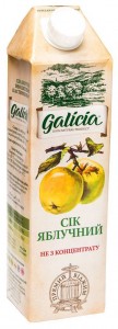 Сік Galicia Яблучний 1л