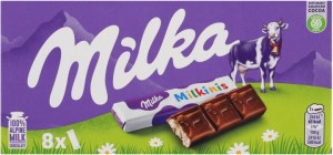 Шоколад Milka Milkinis молочный с молочной начинкой 87,5 г