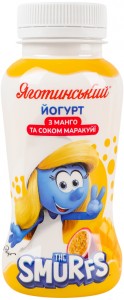 Йогурт Яготинський питний з манго та соком маракуї 1.5% 185г