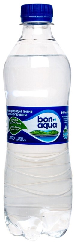 Вода BonAqua сильногазированная 0,5л