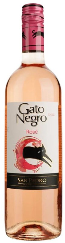 Вино Gato Negro Rose розовое сухое 12,5% 0,75 л