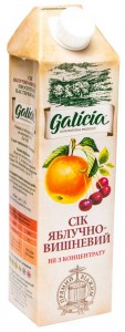 Сік Galicia Яблучно-вишневий 1л