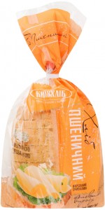 Батон Київхліб Пшеничный половинка нарезка 350г