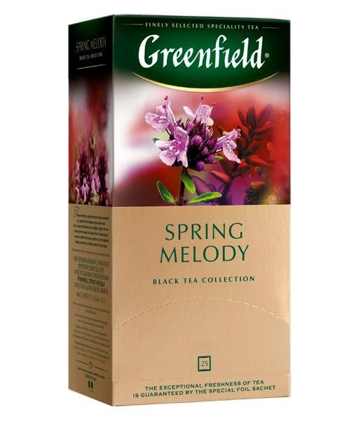 Чай Грінфілд Весняна мелодія 25пак по 1,5г