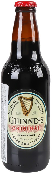 Пиво Guinness Original темное пастеризованное 4,8% 0.33л