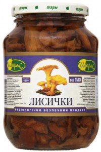 Гриби лисички Шарм 480г